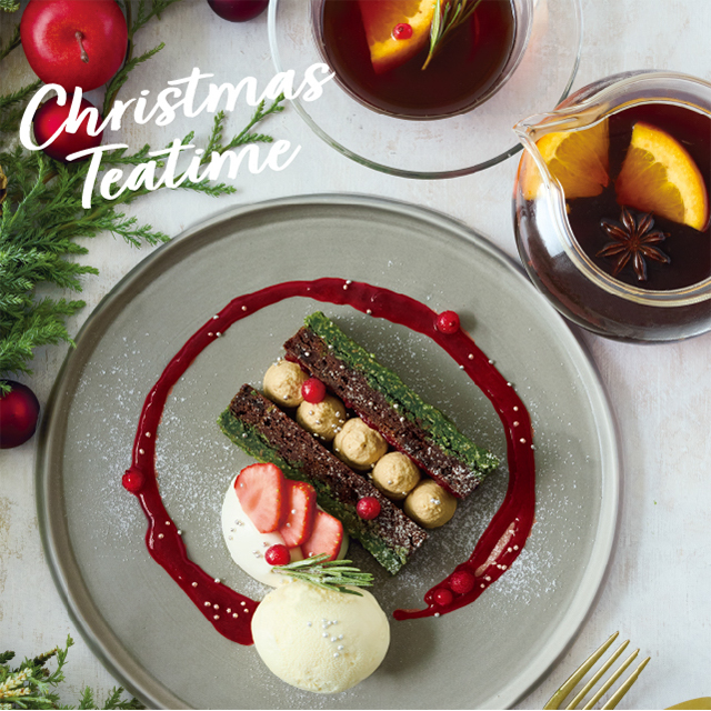 クリスマスのティータイムを華やかに演出する限定メニューが順次登場