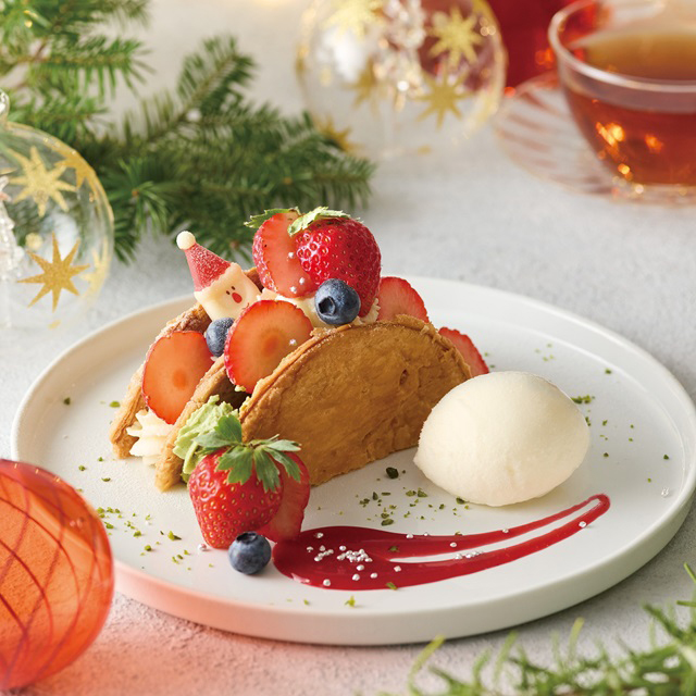 3店舗限定 クリスマス限定ミルフィーユが順次登場